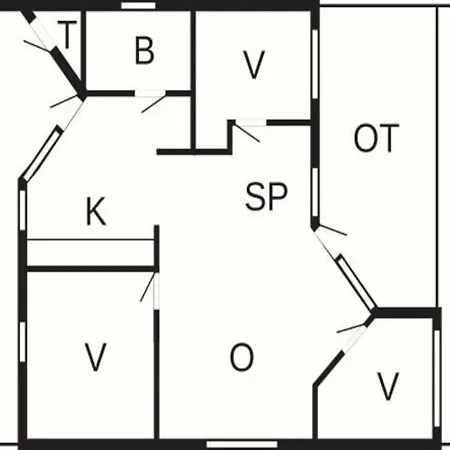 Дом отдыха 6 Person In Idestrup-by Traum Boto By