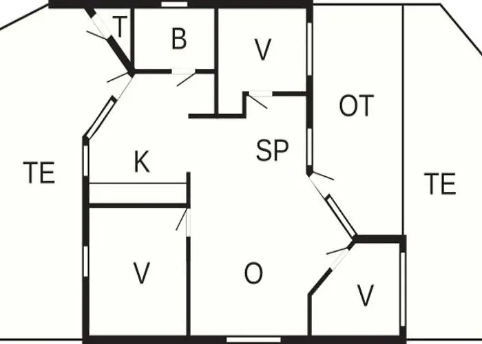 Prázdninový dům 6 Person In Idestrup-by Traum Bøtø By